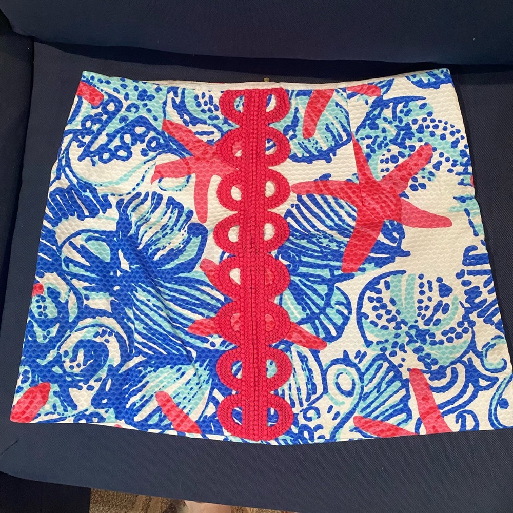 Lilly Pulitzer she Sells Sea Shells Skirt